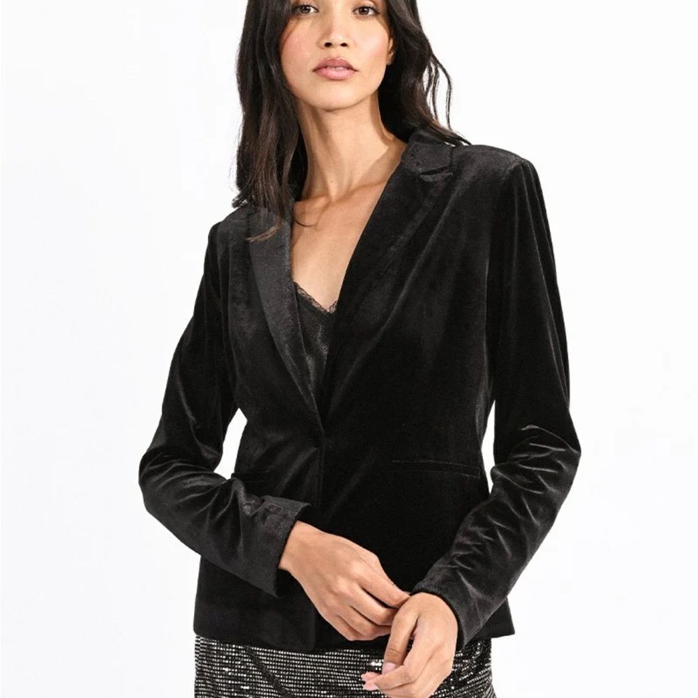 Molly Bracken Whimsy Goth Black Women's Blazer size XS- like new condition